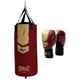 تصویر کیسه بوکس PROSPECT 2 JUNIOR RED GOLD 76X28CM PUNCHING BAG SET P00003139 اورلست Everlast 