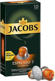 تصویر کپسول قهوه جاکوبز مدل اسپرسو کلاسیک 7 بسته 10 عددی Jacobs 02356