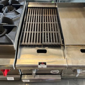 تصویر گریل گازی 30 سانت ذغالی 