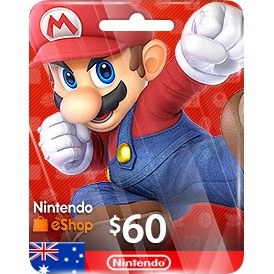 تصویر Nintendo E-Shop $60 استرالیا 