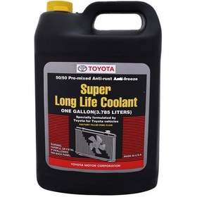 تصویر کولانت ضد یخ تویوتا جنیون پارت سوپر لانگ لایف (4لیتری) Toyota Coolant Fluid 4litre