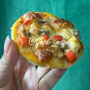 تصویر مینی پیتزا گوشت و قارچ 10 عددی گودی مزه، هماهنگی طعم های کلاسیک 