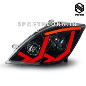 تصویر چراغ جلو اسپرت تیبا طرح لامبورگینی قرمز چراغ جلو اسپرت تیبا طرح لامبورگینی قرمز(جفت)