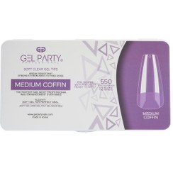 تصویر تیپ ژل (ژلیکس) ژل پارتی 550 عددی تابوتی متوسط Medium Coffin 