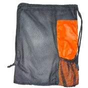 تصویر مش بگ شنا نارنجی آکوا اسپرت مدل Orange-zebra Orange-zebra large mesh bag