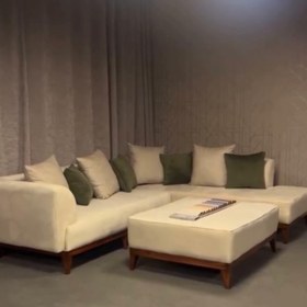 تصویر مبل راحتی ال کاپر کم جا 