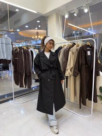 تصویر ترنچ کت بلند 