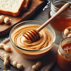 تصویر معجون بادام زمینی 