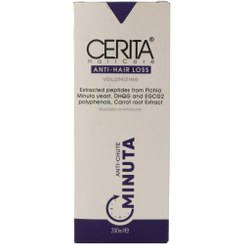 تصویر شامپو ضد ریزش سریتا مینوتا مناسب موی خشک Cerita Shampoo Minuta for Dry Hair and anti Hair Loss  200ml