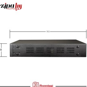 تصویر یو‌پی‌اس لاین اینتراکتیو توان 1.5 کاوا مدل DSS1500X-RT فاراتل 