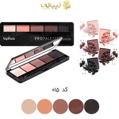 تصویر پالت سایه چشم 5 رنگ تاپ فیس eye shadow palette