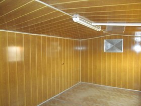 تصویر کانکس 30 متری دو اتاقه آبدارخانه دار تیپ A 