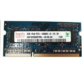 تصویر Hynix 2GB DDR3 Memory SO-DIMM 204pin PC3-10600S 1333MHz HMT325S6BFR8C-H9-REFURB 