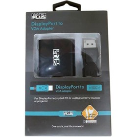 تصویر تبدیل DisplayPort به VGA کی نت پلاس KP-C2101 