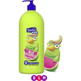 تصویر شامپو بچه سه در یک سو او Suave Kids 3-in-1 مدل Watermelon Wonder (اصلی) 