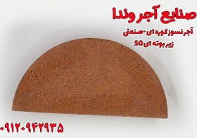 تصویر آجر نسوز کوره صنعتی نما زیر بوته 50 