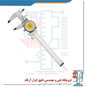 تصویر کولیس ساعتی آسیمتو 30 سانتی متر مدل 2-12-303 Asimeto Dial Caliper 303-12-2