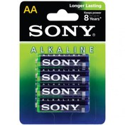 تصویر باتری قلمی سونی آلکالاین 4 عددی SONY SONY 4-cell battery (super alkaline)