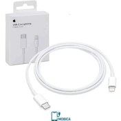 تصویر کابل شارژر آیفون تایپ سی به لایتنینگ طول ۱ متر (پک اپل استوری) CABLE PD APPLE STORE ORGINAL
