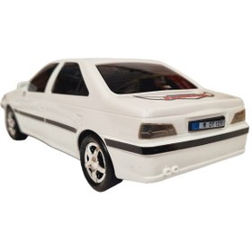 تصویر اسباب بازی ماشین پژو پارس قدرتی درج مدل پرشیا Toy car Peugeot Pars Gudari insert Persian model