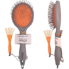 تصویر برس مو مستر براش مدل Crown با سوزن استیل سه پله - 2003 mr brush crown model 2001 - 2004