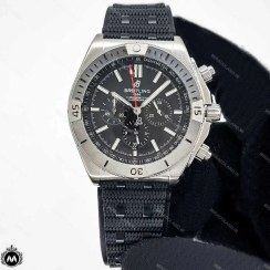 تصویر ساعت برایتلینگ خلبانی صفحه مشکی breitling A9510 