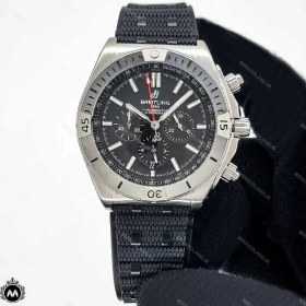 تصویر ساعت برایتلینگ خلبانی صفحه مشکی breitling A9510 