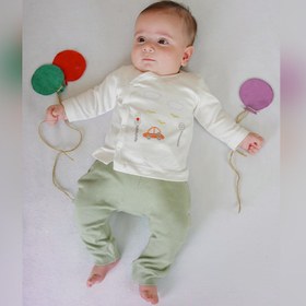 تصویر ست لباس نوزده تکه بیمارستانی نوزاد طرح چراغ راهنمایی دانالو Danaloo Danaloo Traffic Light 19-Piece Baby Hospital Clothing Set