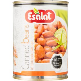 تصویر کنسرو لوبیا چیتی در سس گوجه فرنگی اصالت - 380 گرم 