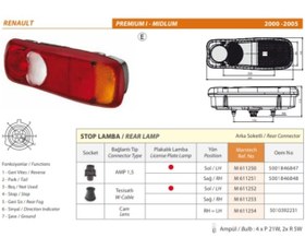 تصویر چراغ خطر رنو میدلام سمت چپ ترک چراغ خطر رنو میدلام سمت چپ برتد مارس ترکیه