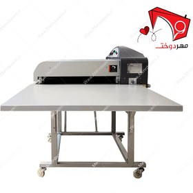تصویر دستگاه پرس لایی چسبان فیوزینگ مکس عرض ۶۰ سانتی‌متر 