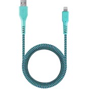 تصویر کابل تبدیل USB-C به لایتنینگ انرجیا مدل FibraTough طول 30Cm - مشکی ا ENERGEA FibraTough USB-C to Lightning Cable (30cm) ENERGEA FibraTough USB-C to Lightning Cable (30cm)