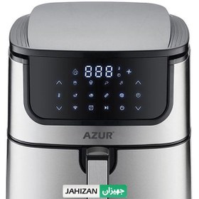 تصویر سرخ‌کن بدون روغن دیجیتال آزور مدل AZ-443AF با توان 1800 وات و کنترل لمسی AZ-443AF digital oil-free fryer with 1800 watts and touch control