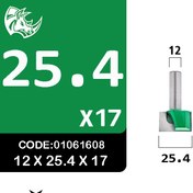 تصویر تیغه پاکت(کفتراش)قطر 25 میلیمتر کارگیر 17 میلیمتر دنباله 12 میلیمتر برند پرویوکات 