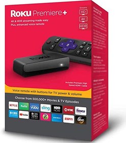 تصویر پخش کننده پخش کننده جریان Roku Premiere 4K HDR 
