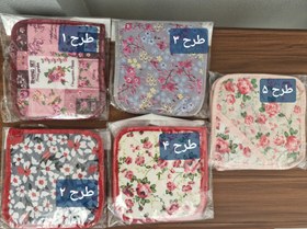 تصویر دستگیره آشپزخانه پارچه ای طرحدار سایز 20 در 20 سانتی متری 