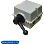 تصویر کلید بالابر ساختمانی چدنی پویان اصفهان 30 آمپر 