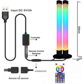 تصویر لامپ هوشمند 32 سانتی متری فیگرمون Figermoon Ambient Smart Light 