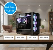 تصویر کامپیوتر گیمینگ و طراحی با گرافیک ۸ و رم ۱۶ گیگابایت 