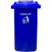 تصویر سطل زباله ۱۰۰ لیتری چرخدار سبلان 