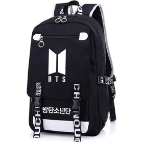 تصویر Bosunshine BTS Love Yourself V Suga Jin Jimin Jung Kook Casual Backpack Daypack Laptop Bag College Bag Book Bag School Bag (Black7) 