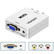 تصویر مبدل VGA به AV دیتالایف مدل MINI طول ۰.۵ متر 