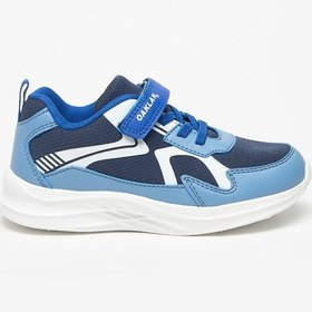 تصویر کفش ورزشی پنل‌دار با بسته‌شدن چسبی برند oaklan by shoexpress Panelled Sports Shoes with Hook and Loop Closure