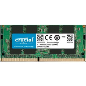 تصویر رم لپ تاپ کروشیال مدل DDR4 2666MHz ظرفیت 8 گیگابایت Crucial DDR4 2666MHZ 8GB laptop RAM