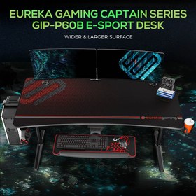 تصویر میزگیمینگ یوریکا (EUREKA) سایز 70 * 152 مدل ERK GIP P60B 