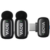 تصویر میکروفون یقه‌ای بی‌سیم بویا مدل Mini 23 تایپ سی 