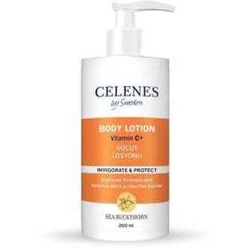 تصویر کرم بدن اورجینال برند Celenes by sweden مدل Sea Buckthorn Body Lotion 200ml 