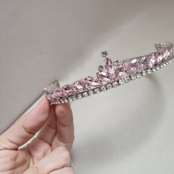 تصویر تاج عروس نیم تاج طرح ماهک در ۱۰ رنگ 