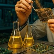 تصویر پکیج استخراج طلا از قطعات الکترونیکی و خاک طلا شامل ۷ قلم کالا 