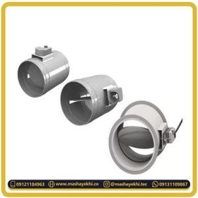 تصویر دمپر کانال موتوری گرد 